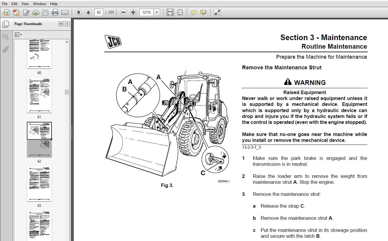 JCB 403 Wheeled Loader Service Repair Manual - PDF Download - Image 4