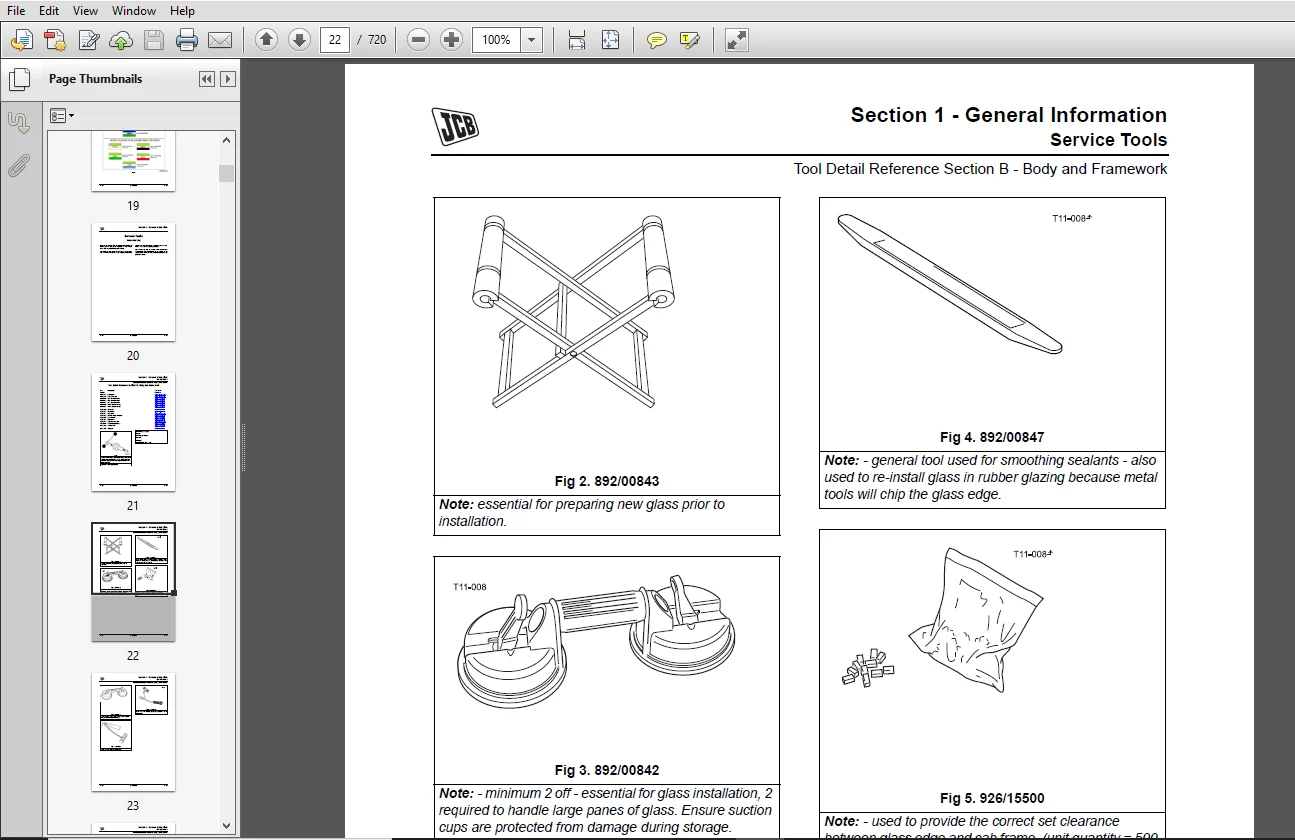 JCB 418S Wheeled Loader Shovel Service Repair Manual - PDF Download - Image 3