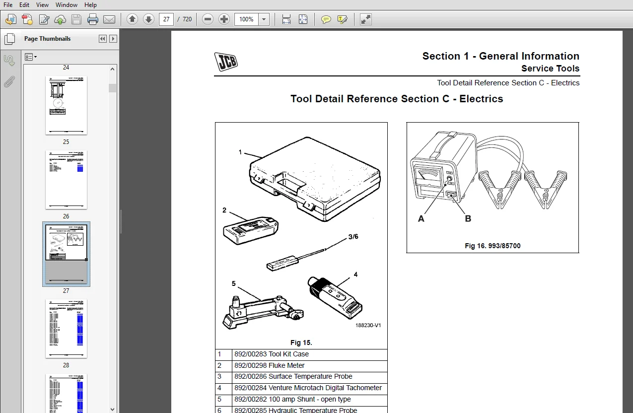 JCB 418S Wheeled Loader Shovel Service Repair Manual - PDF Download - Image 4