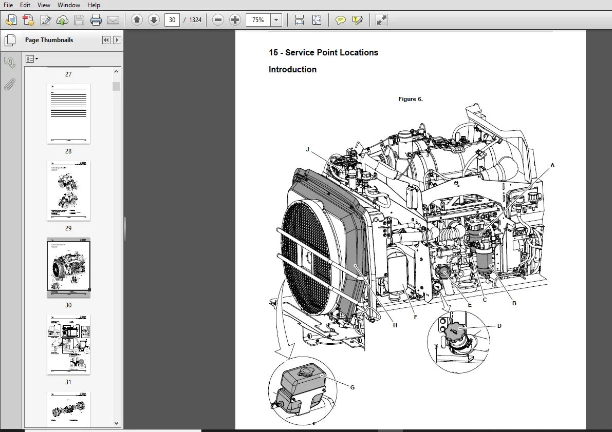 JCB 419S Wheel Loader Service Repair Manual - PDF Download - Image 4