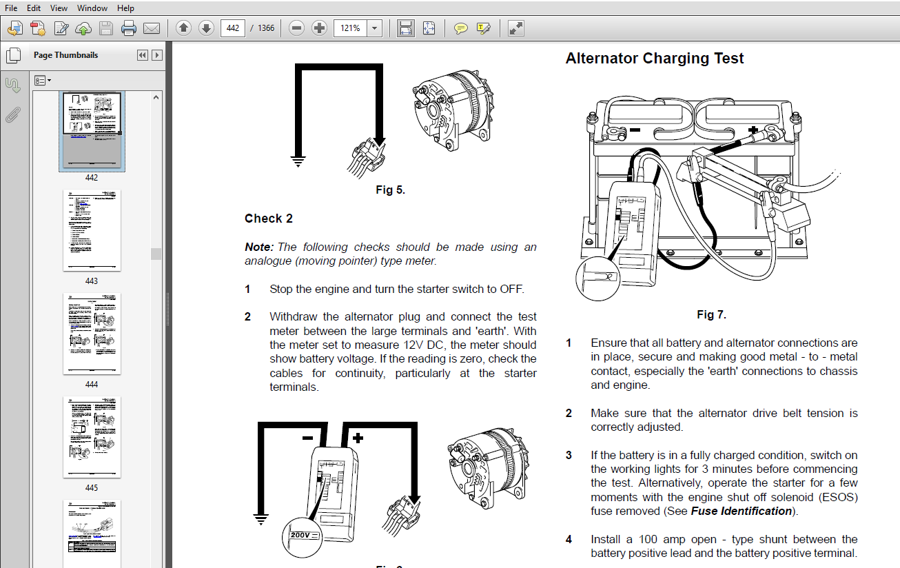 JCB Wheeled Loading Shovel 426,435,436,446 Service Manual - PDF ...