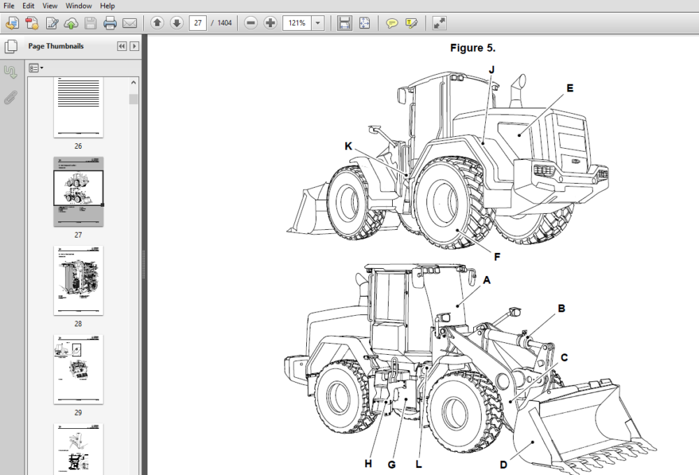 Jcb 427 435s 437 Wheel Loader Service Repair Manual Pdf Download