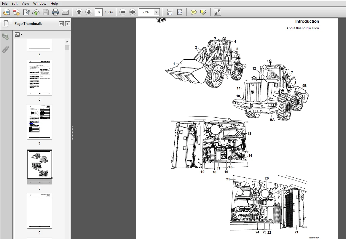 JCB 434S/435S Wheeled Loading Shovel Service Repair Manual - PDF Download - Image 3