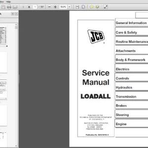 JCB 504, 526 Loadall Service Manual - PDF DOWNLOAD
