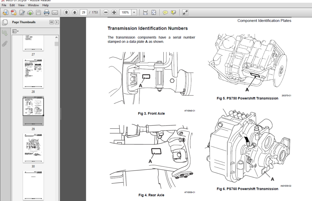 JCB 535, 540, 550 Side Engine Loadalls Service Manual - PDF DOWNLOAD ...