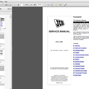 JCB 6TFT, 6TST Dumper Service Repair Manual Download JCB 6TFT, 6TST - PDF Download