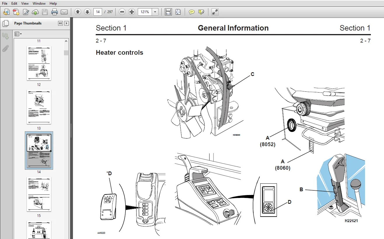 JCB 8052, 8060 Mini Excavator Service Repair Manual - PDF Download - Image 4