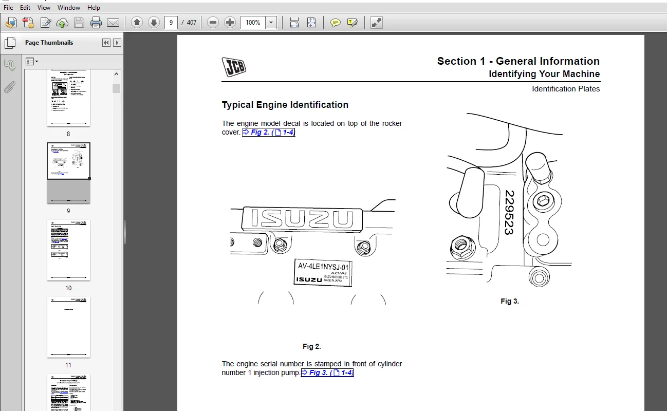 JCB 8055, 8065 Midi Excavator Service Repair Manual - PDF Download - Image 2