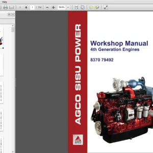 JCB Engines Agco Sisu Power Tier 4 interim engines Service Manual - PDF DOWNLOAD