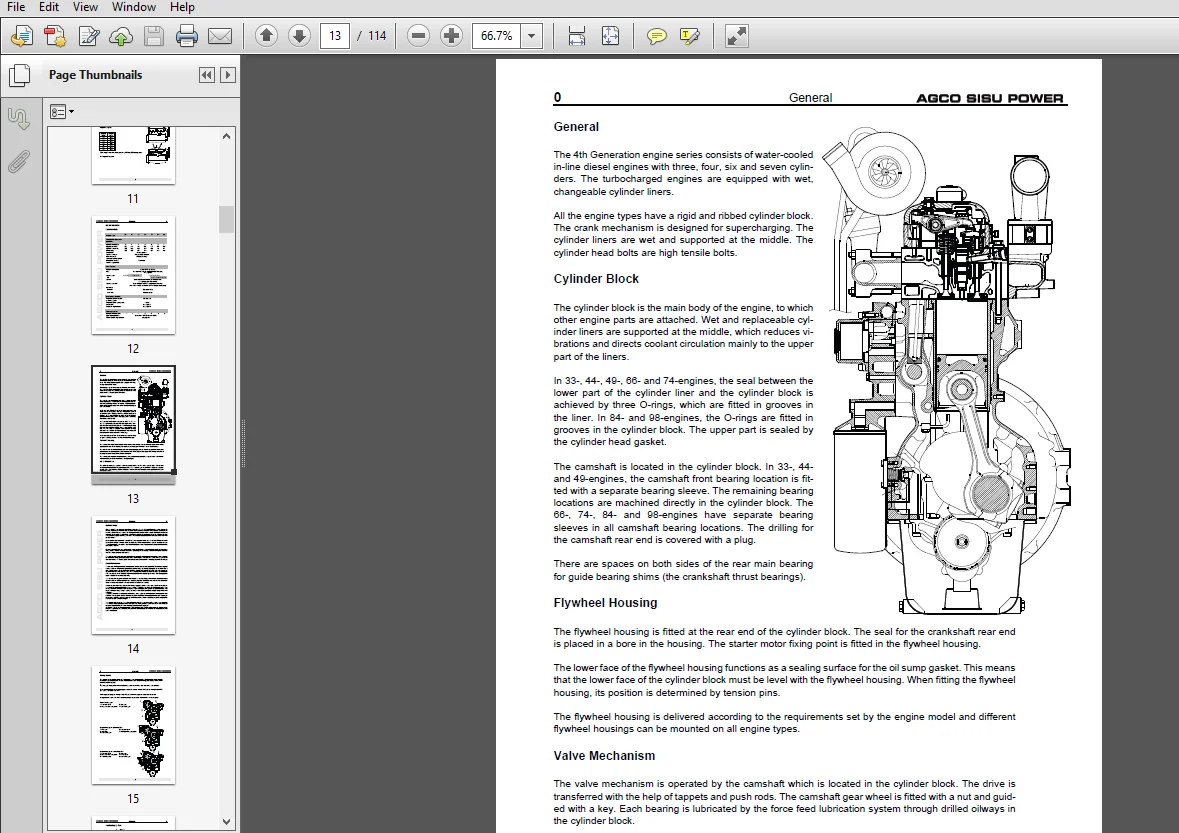 JCB Engines Agco Sisu Power Tier 4 interim engines Service Manual - PDF DOWNLOAD - Image 4