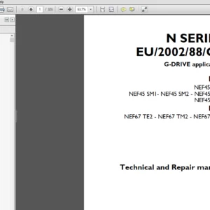 JCB Engines CNH Iveco N Series EU2002 88CE N45 N67 Technical and Repair Manual - PDF DOWNLOAD