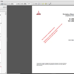 JCB Engines Deutz 2009 (03123-438) Workshop Manual - PDF DOWNLOAD