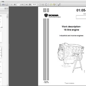 JCB Engines Scania 16 Engine 1588778 Workshop Manual - PDF DOWNLOAD