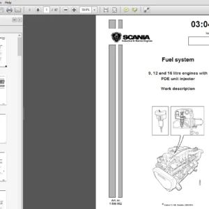JCB Engines Scania 9, 12, 16 PDE Unit Injector (1588862) Workshop Manual - PDF DOWNLOAD