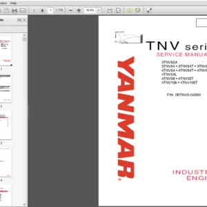 JCB Engines Yanmar 3tn 41n Pn 0BTNV0 G0000 Service Manual - PDF DOWNLOAD
