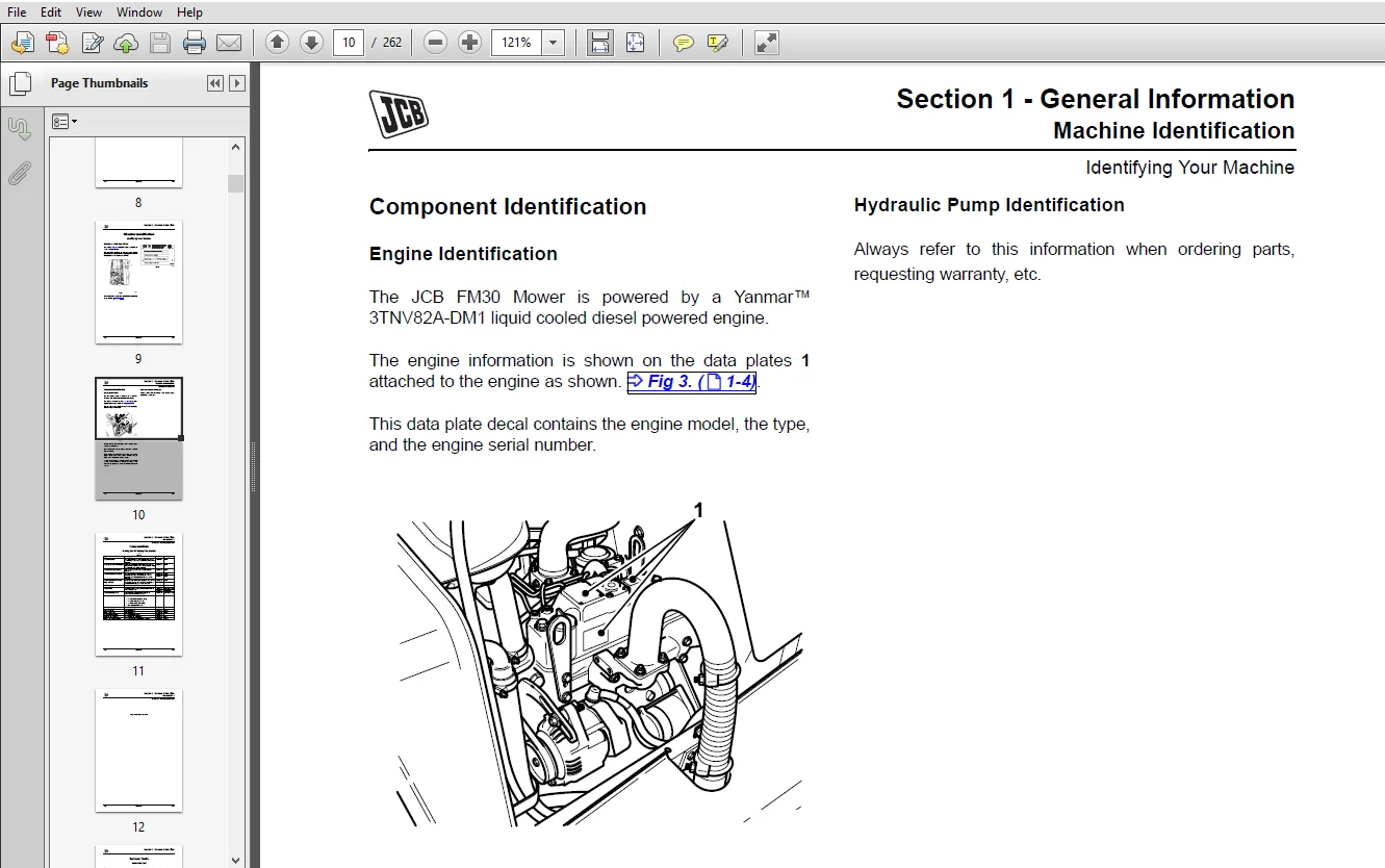 JCB FM30 Mower Service Repair Manual - PDF Download - Image 3