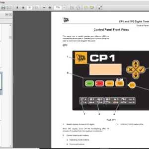 JCB Generator Control Panels Service Repair Manual - PDF Download