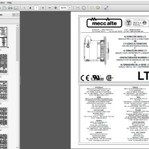 JCB Generator Mecc AJTE Service Manual - PDF DOWNLOAD