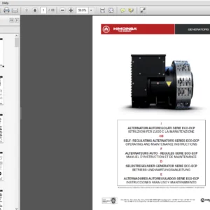 JCB Himoinsa Generators Manual Operating & Maintenance Manual - PDF DOWNLOAD