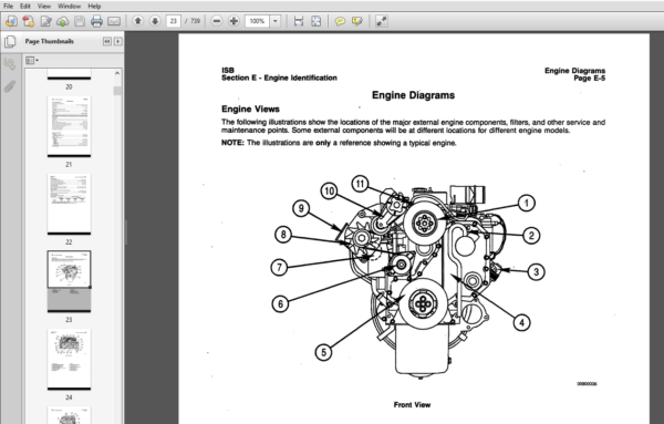 Jcb Isb And Qsb5 9 Engines Cummins Tier 2 Troubleshooting Repair Manual