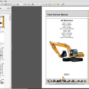 JCB JS Machines Track Service Manual  9803/3010-4 - PDF DOWNLOAD