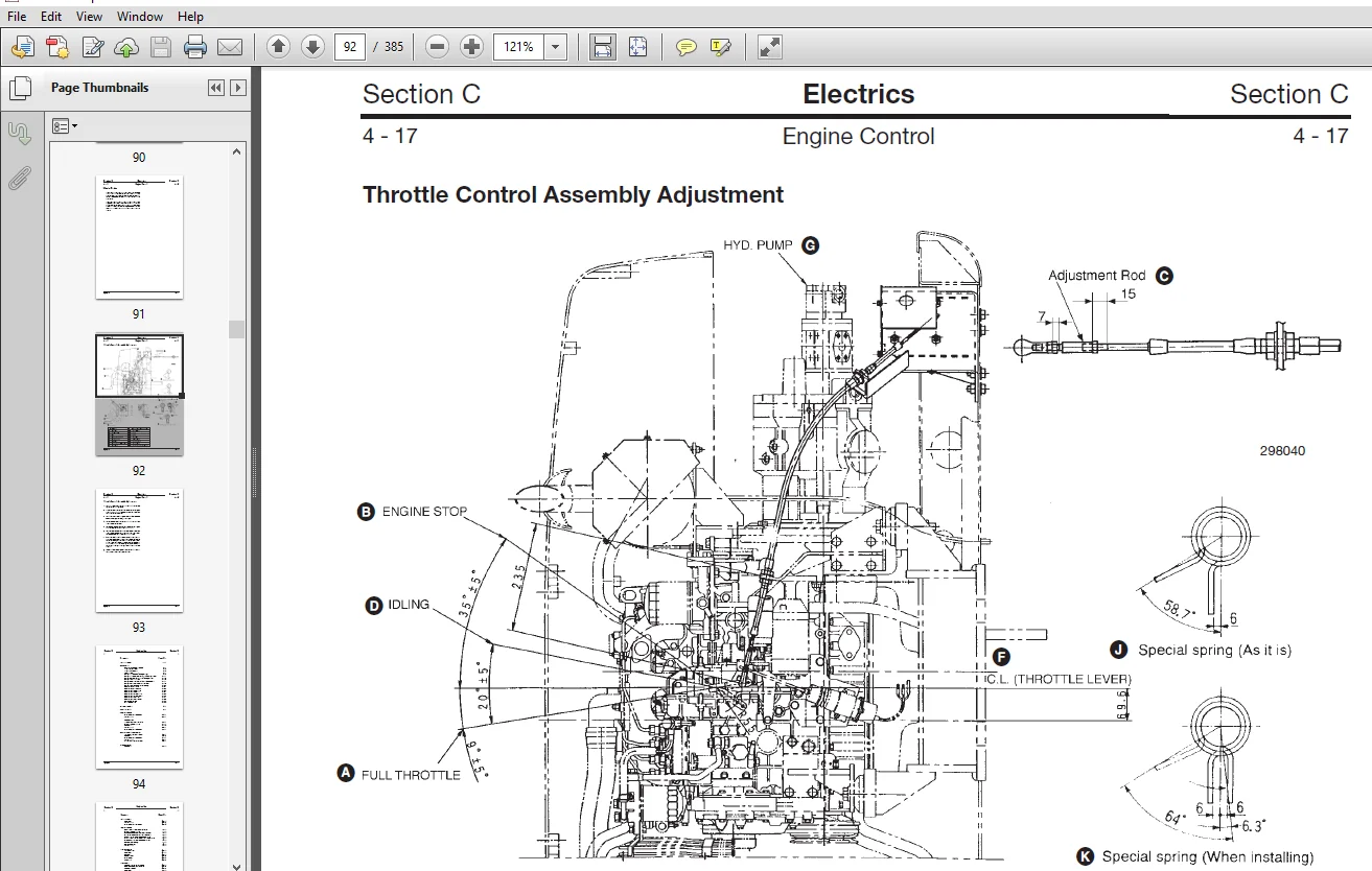 JCB JS70 Tracked Excavator Service Repair Manual - PDF Download - Image 2