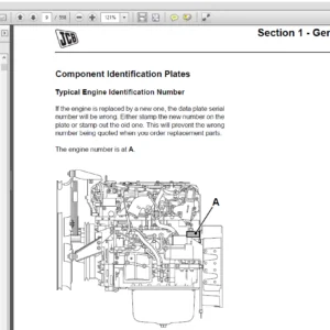 JCB JZ140 Tracked Excavator Service Repair Manual - PDF Download