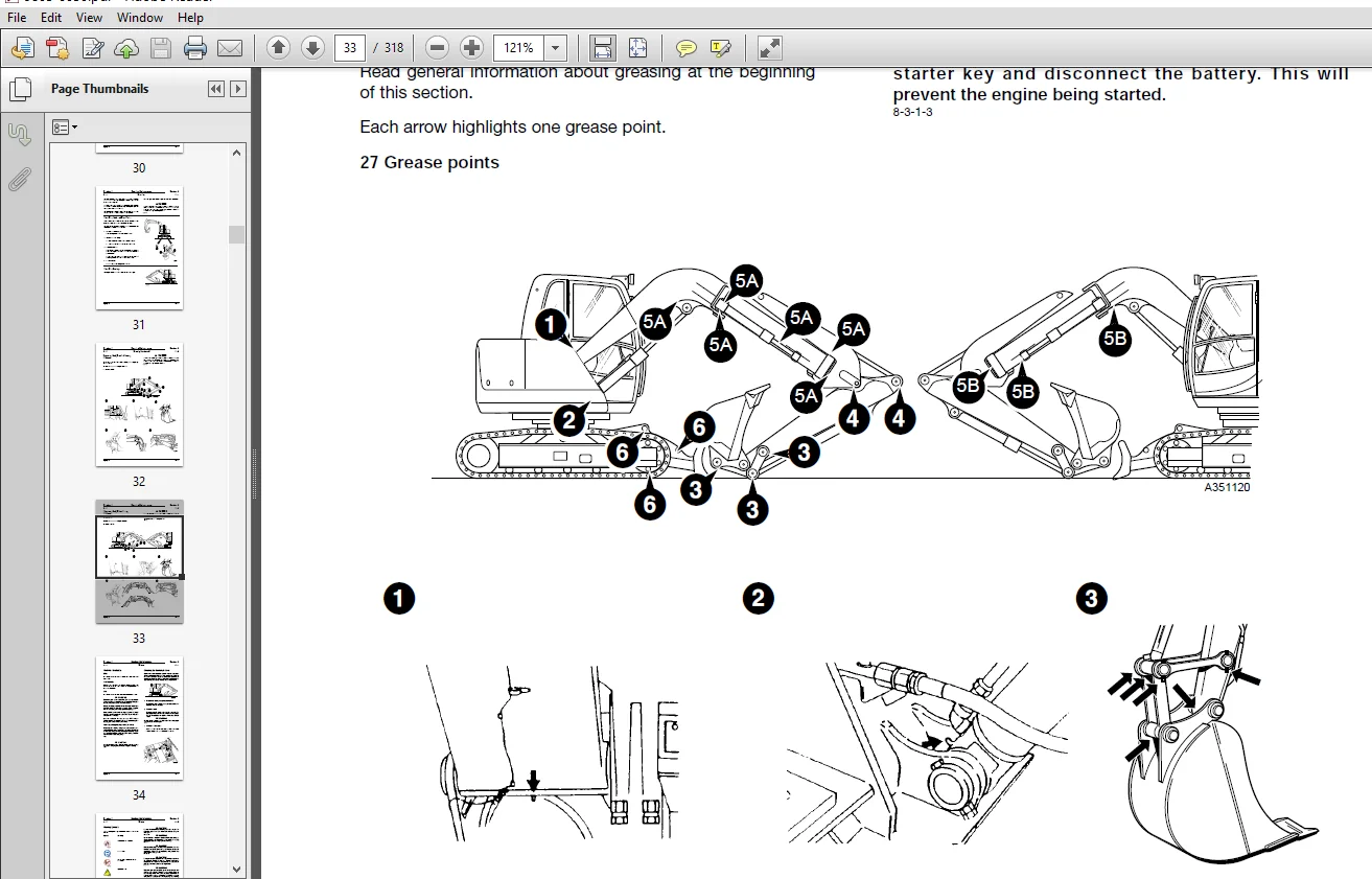 JCB JZ70 Tracked Excavator Service Repair Manual - PDF Download - Image 4