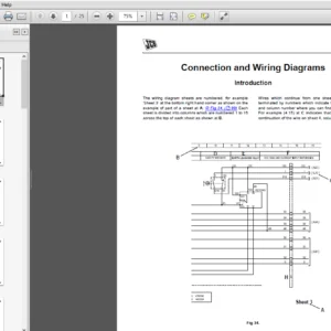 JCB Mobile Platform G144QX, G160RX, G175QX, G200RX, G220QX Wiring Diagram Manual - PDF DOWNLOAD