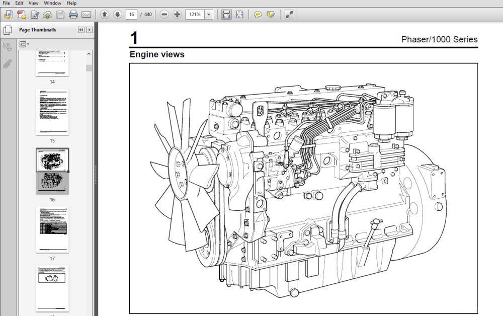 JCB PERKINS PHASER AND 1000 SERIES MODELS AA DIESEL ENGINE Service ...