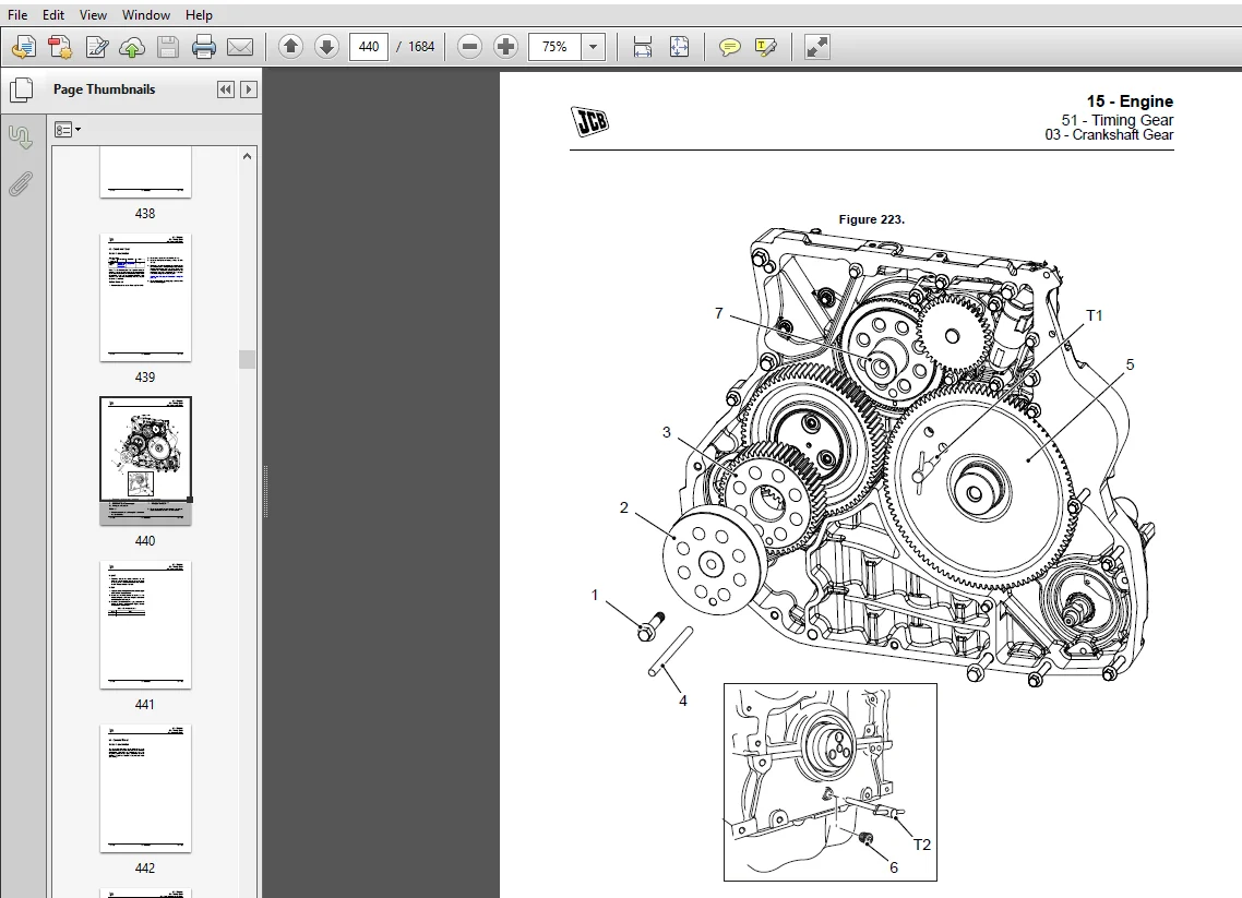 JCB TM320 Wheeled Loader Shovel Service Repair Manual - PDF Download - Image 4