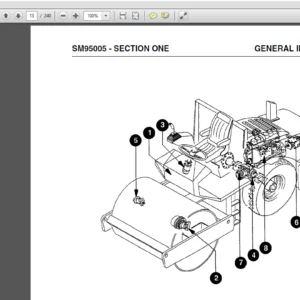 JCB Vibromax 1105, 1106, 1405, 1805 Single Drum Rollers Service Manual - PDF Download