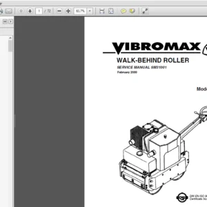 JCB Vibromax Roller 70B Sevice Manual - PDF DOWNLOAD