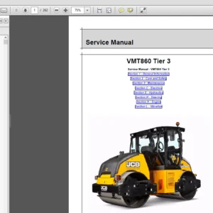 JCB Vibromax Roller VMT860 Sevice Manual - PDF DOWNLOAD