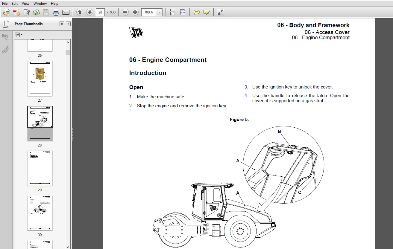 JCB Vibromax VM117, VM137 Tier 2 Service Repair Manual - PDF Download - Image 3