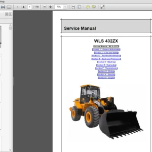 JCB Wheeled Loader 432ZX Service Manual - PDF DOWNLOAD