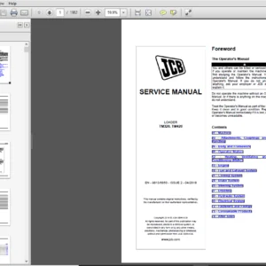 JCB Wheeled Loader TM320, TM420 Tier 4F Service Manual - PDF DOWNLOAD