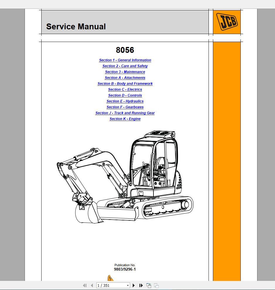 JCB Service Manual COMPLETE SET - All New Models 2019 DVD - 38.8 GB ...