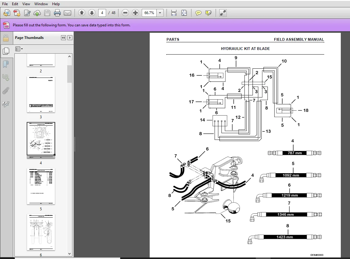 Komatsu D65EX-12 PAT Crawler Dozer Field Assembly Manual - PDF Download - Image 4