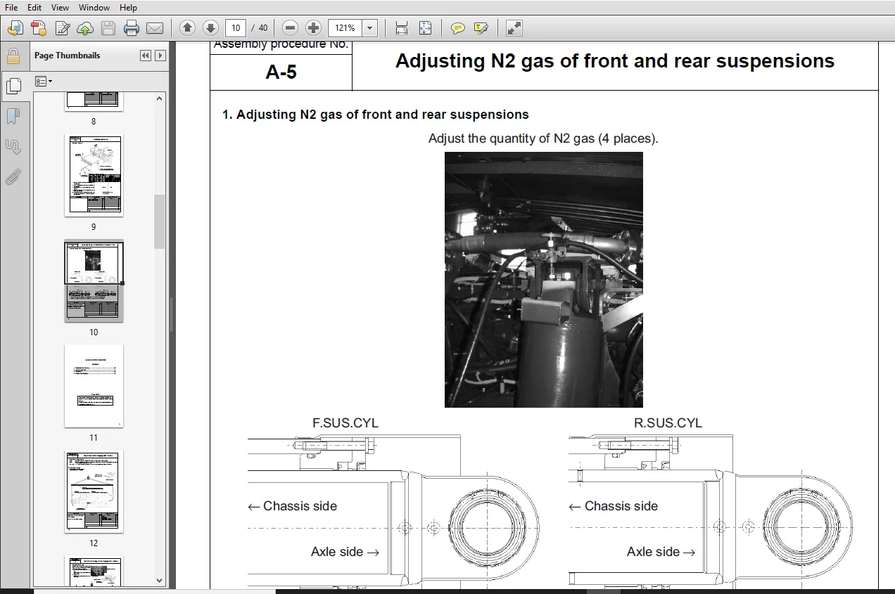 Komatsu Galeo HM400-1 Articulated Dump Truck Field Assembly Instruction Manual - PDF Download - Image 3