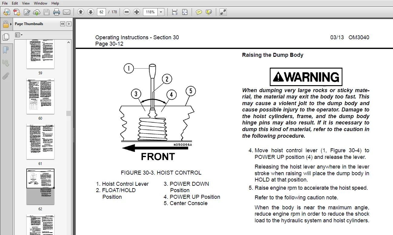 Komatsu HD1500-5 Dump Truck Operation & Maintenance Manual - PDF Download - Image 3