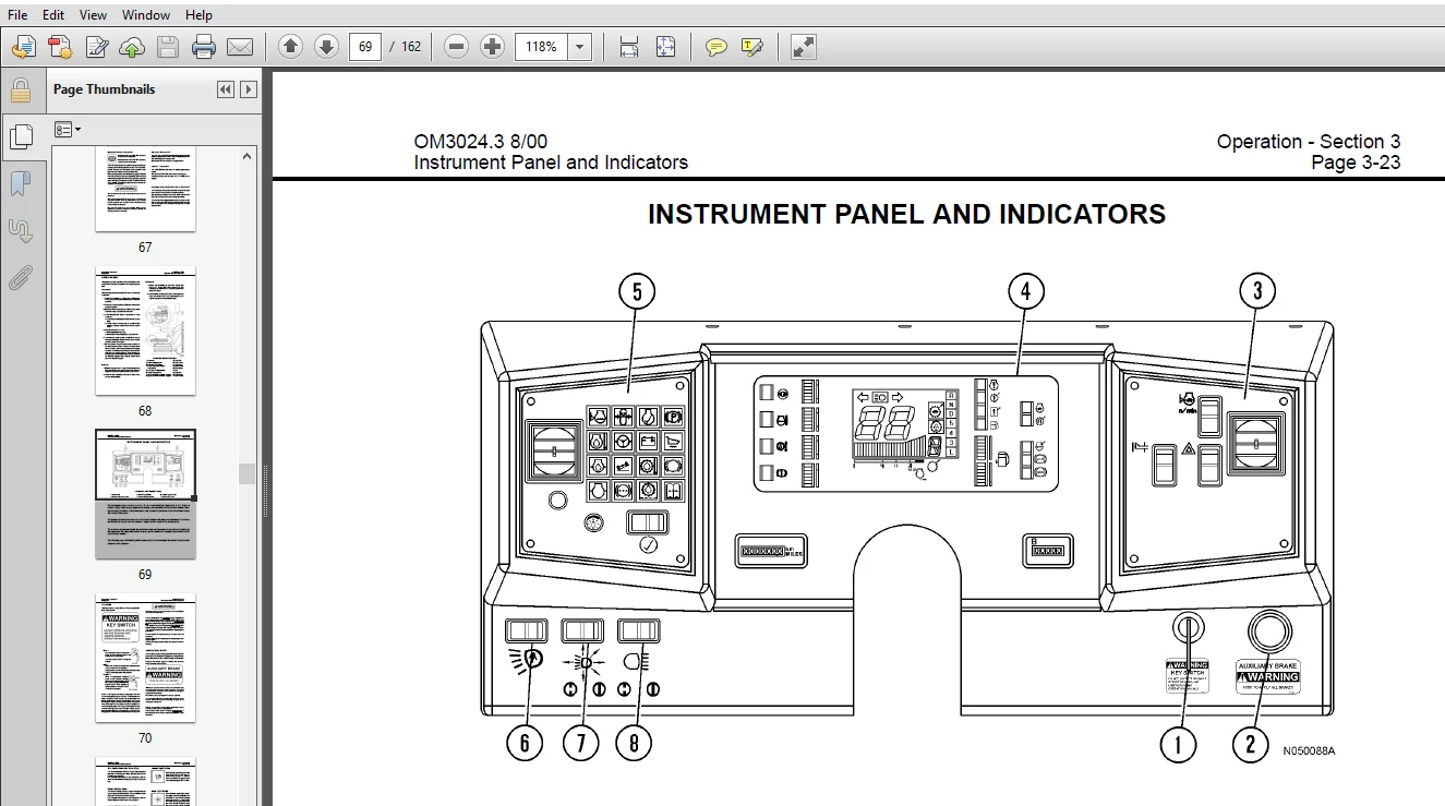 Komatsu HD1500-5 Dump Truck Operator's Manual PDF Download - Image 3