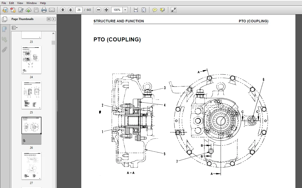 Komatsu MACHINE MODEL PW130ES-6K Service Repair Manual - PDF Download - Image 4