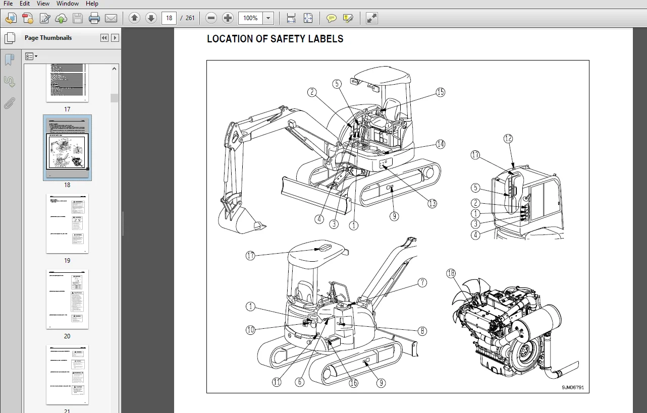 Komatsu PC27MR-2, PC35MR-2 Galeo Hydraulic Excavator Operation & Maintenance Manual - PDF Download - Image 4