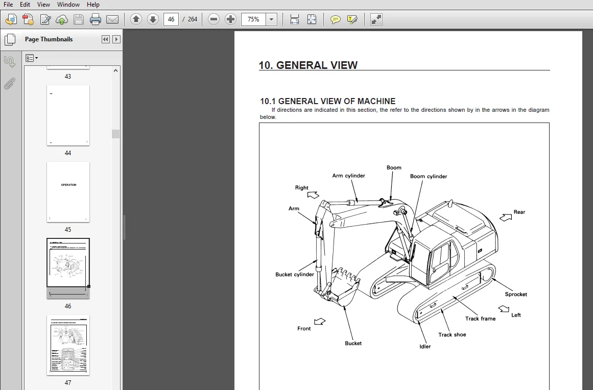 Komatsu PC290LC-6K PC290NLC-6K HYDRAULIC EXCAVATOR Operation & Maintenance Manual - PDF Download - Image 4