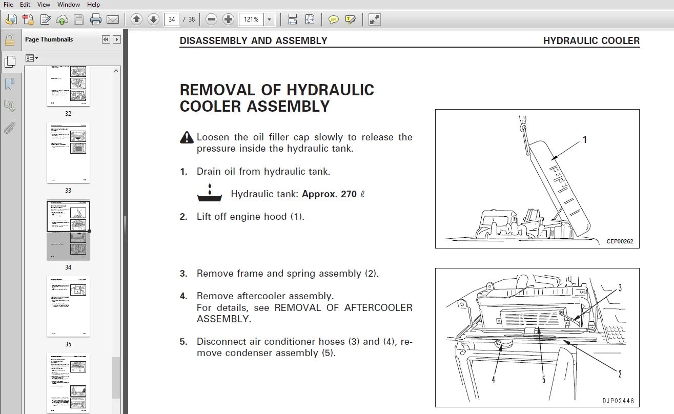 Komatsu PC400-6, PC400LC-6, PC450-6, PC450LC-6 Hydraulic Excavator Supplement Service Manual - PDF Download - Image 2