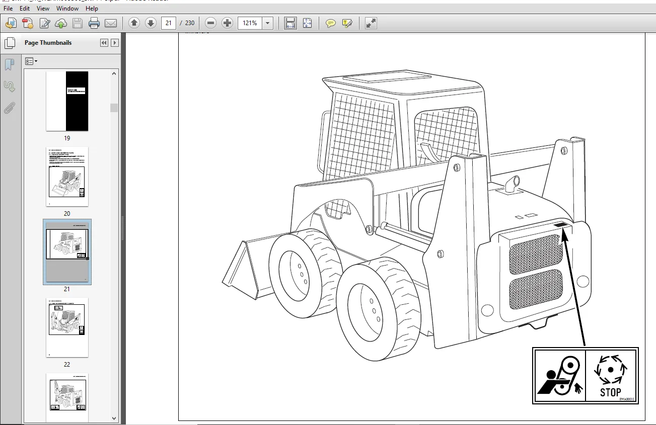 Komatsu Sk714-5 Skid Steer Loader Operation & Maintenance Manual - PDF Download - Image 4