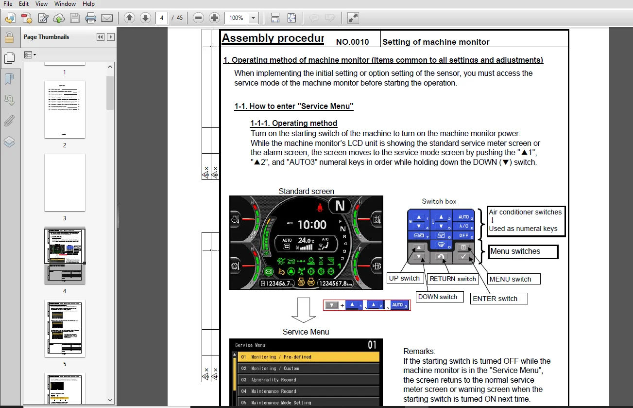 Komatsu Wheel Loader WA380-7 Field Assembly Instruction Manual - PDF Download - Image 3