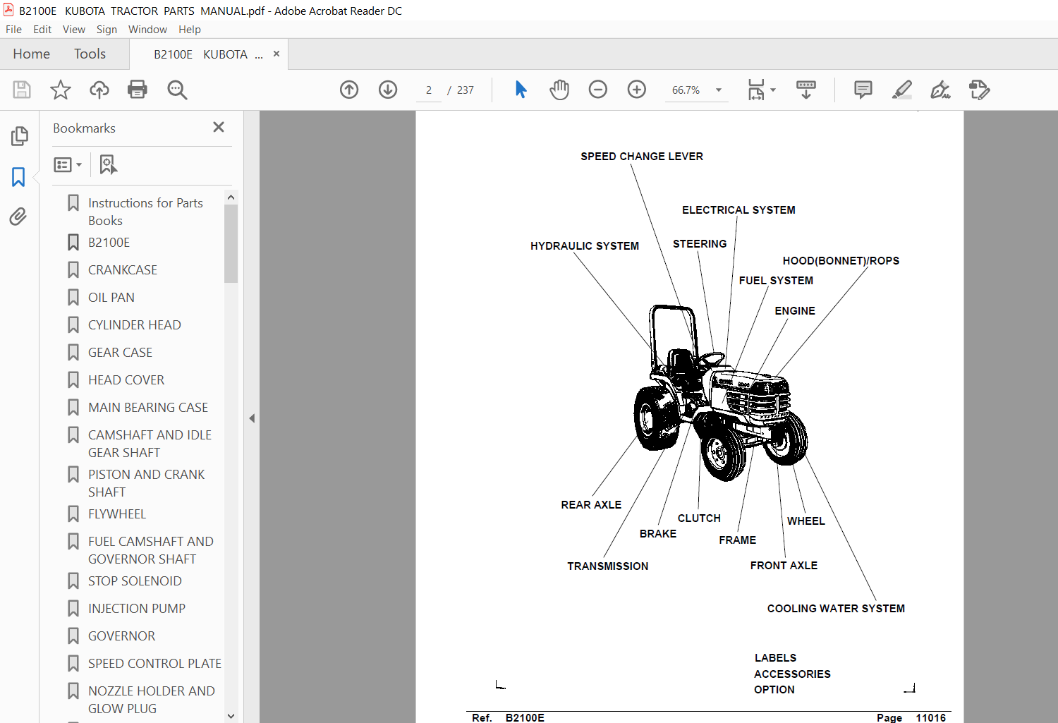 Kubota Engine Parts Manual Pdf