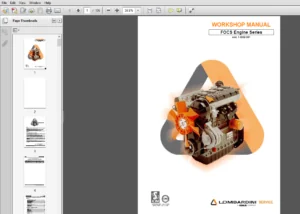 Lombardini FOCS Engine Series Service Repair Manual - PDF Download
